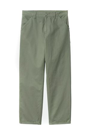 Pantalone in tessuto di cotone medio verde CARHARTT WIP | I0314991YF